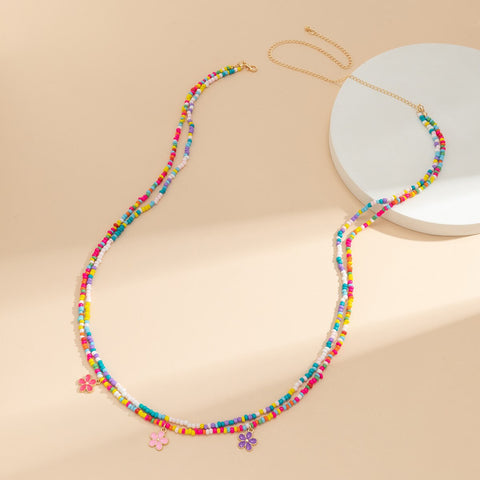 Colourful Beaded Waist Chain