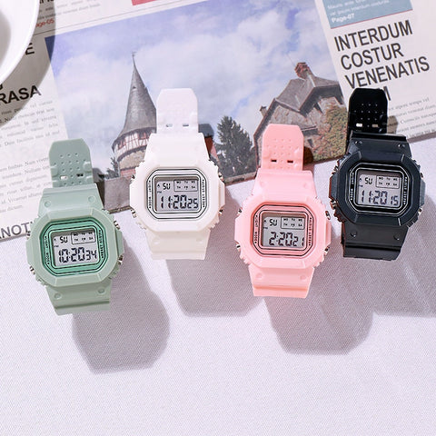 Transparent & Silicon Digital Watch