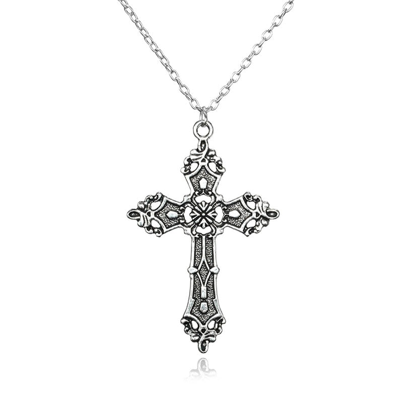 Vintage Cross Pendant Necklace