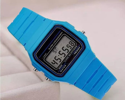 Transparent & Silicon Digital Watch