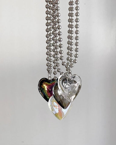 Bubble Heart Necklace