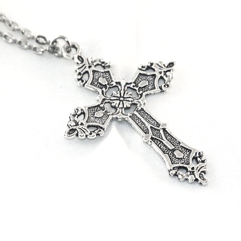 Vintage Cross Pendant Necklace