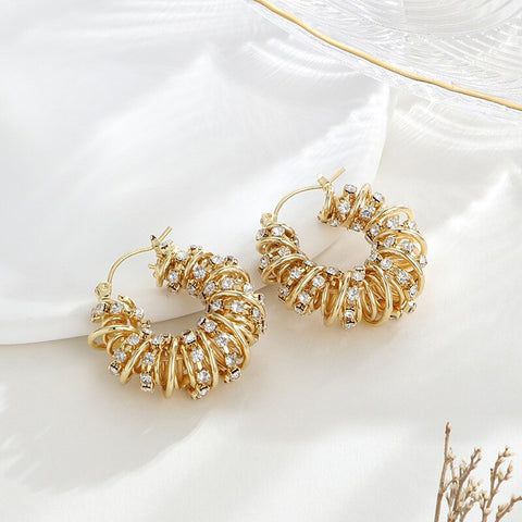 Luxury Chunky Hoop Earrings