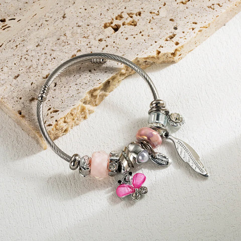 Butterfly Bangle Bracelet