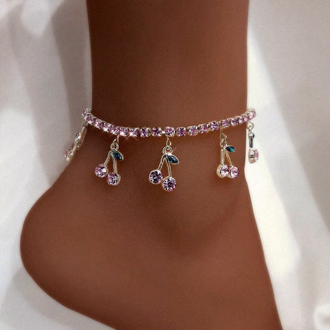 Cherry Anklet