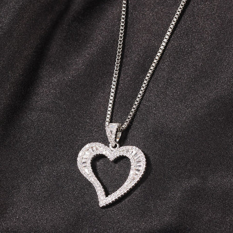 Hollow Heart Necklace