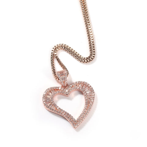 Hollow Heart Necklace