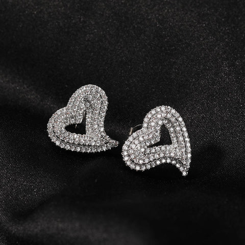 Hollow Heart Earrings