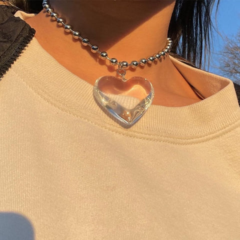 Bubble Heart Necklace