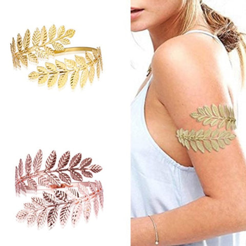 Roman Laurel Leaf Arm Cuff