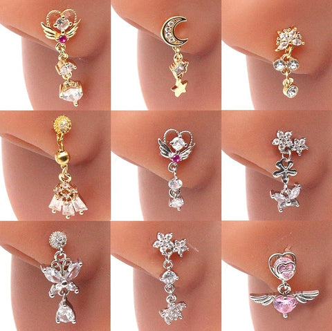 Dangle Nose Piercing Designs