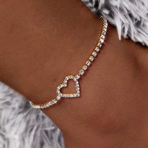 Rhinestone Anklet