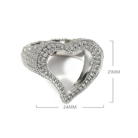 Hollow Heart Ring